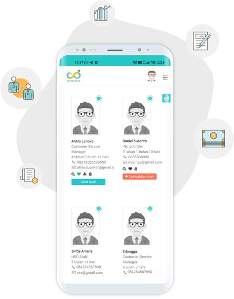 HRIS Mobile App .